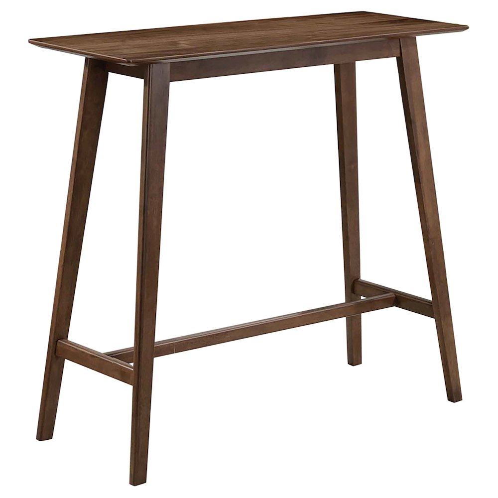 Mid-century Modern Natural Walnut Bar Table. Picture 1