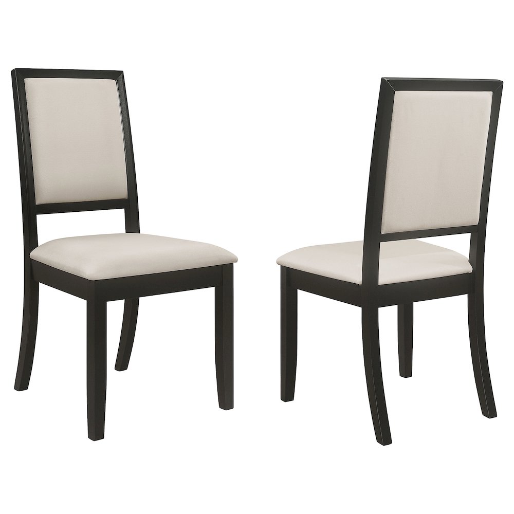 Transitional Two-tone Side Chairs (Set of 2). Picture 1