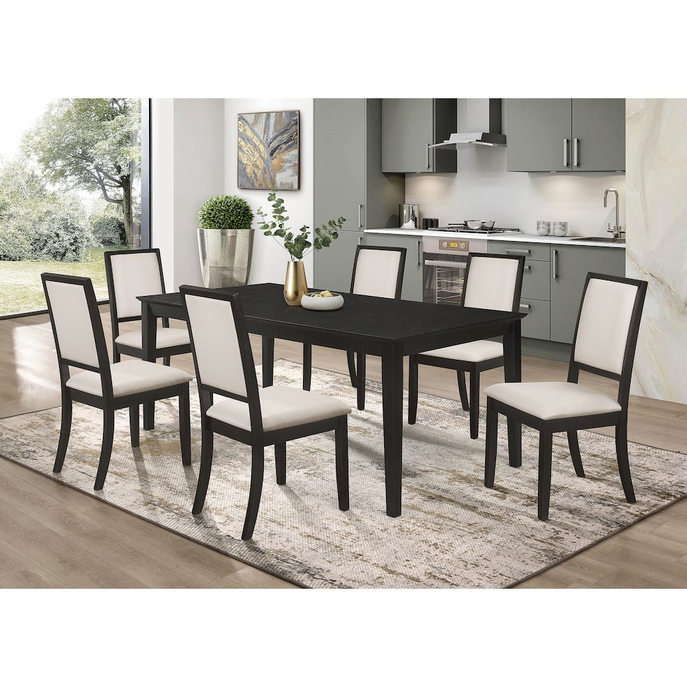 Transitional Two-tone Side Chairs (Set of 2). Picture 14