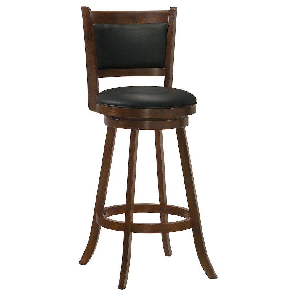 Transitional Chestnut Wooden Swivel Stools (Set of 2). Picture 3