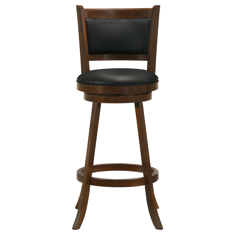 Transitional Chestnut Wooden Swivel Stools (Set of 2). Picture 4