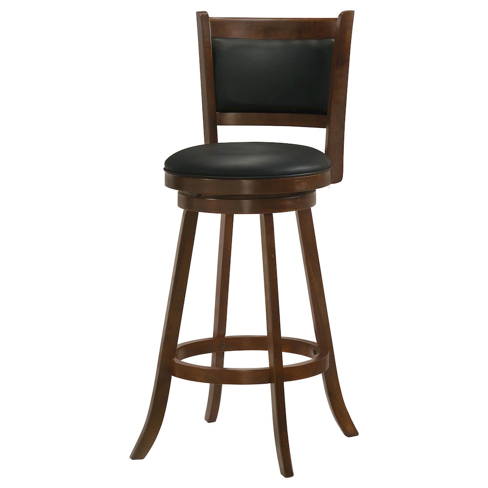 Transitional Chestnut Wooden Swivel Stools (Set of 2). Picture 5