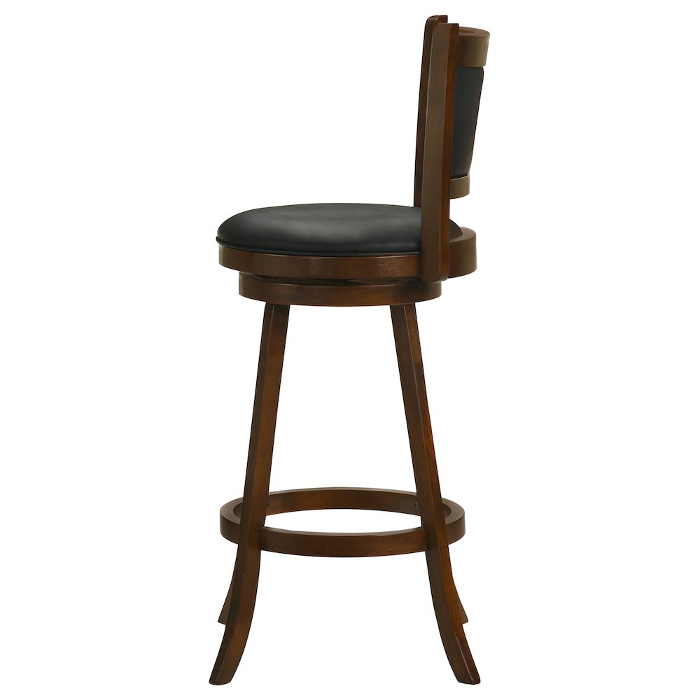 Transitional Chestnut Wooden Swivel Stools (Set of 2). Picture 6