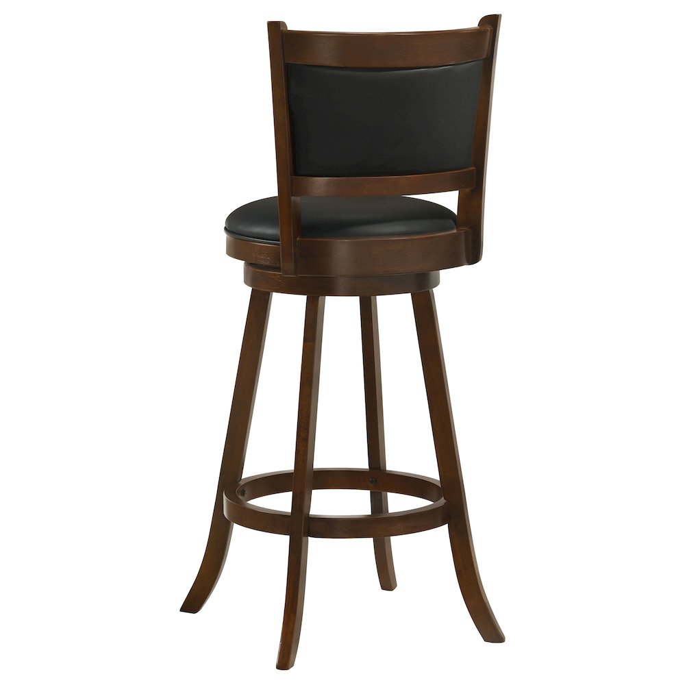 Transitional Chestnut Wooden Swivel Stools (Set of 2). Picture 7