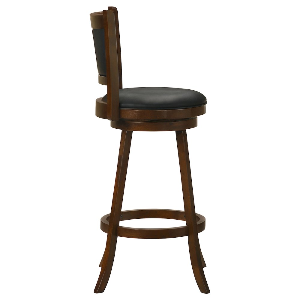 Transitional Chestnut Wooden Swivel Stools (Set of 2). Picture 9