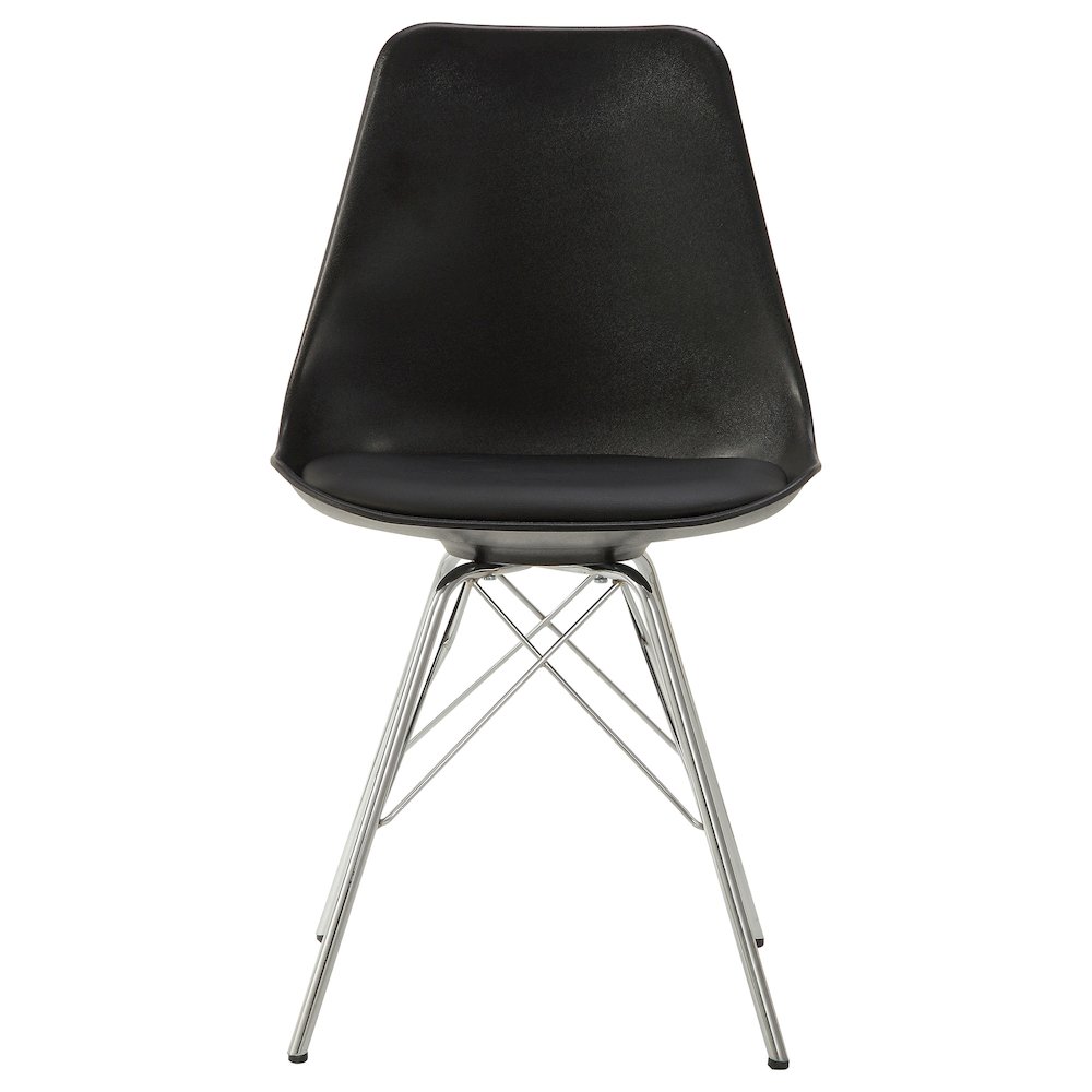 Contemporary Padded Dining Chairs (Set of 2). Picture 4