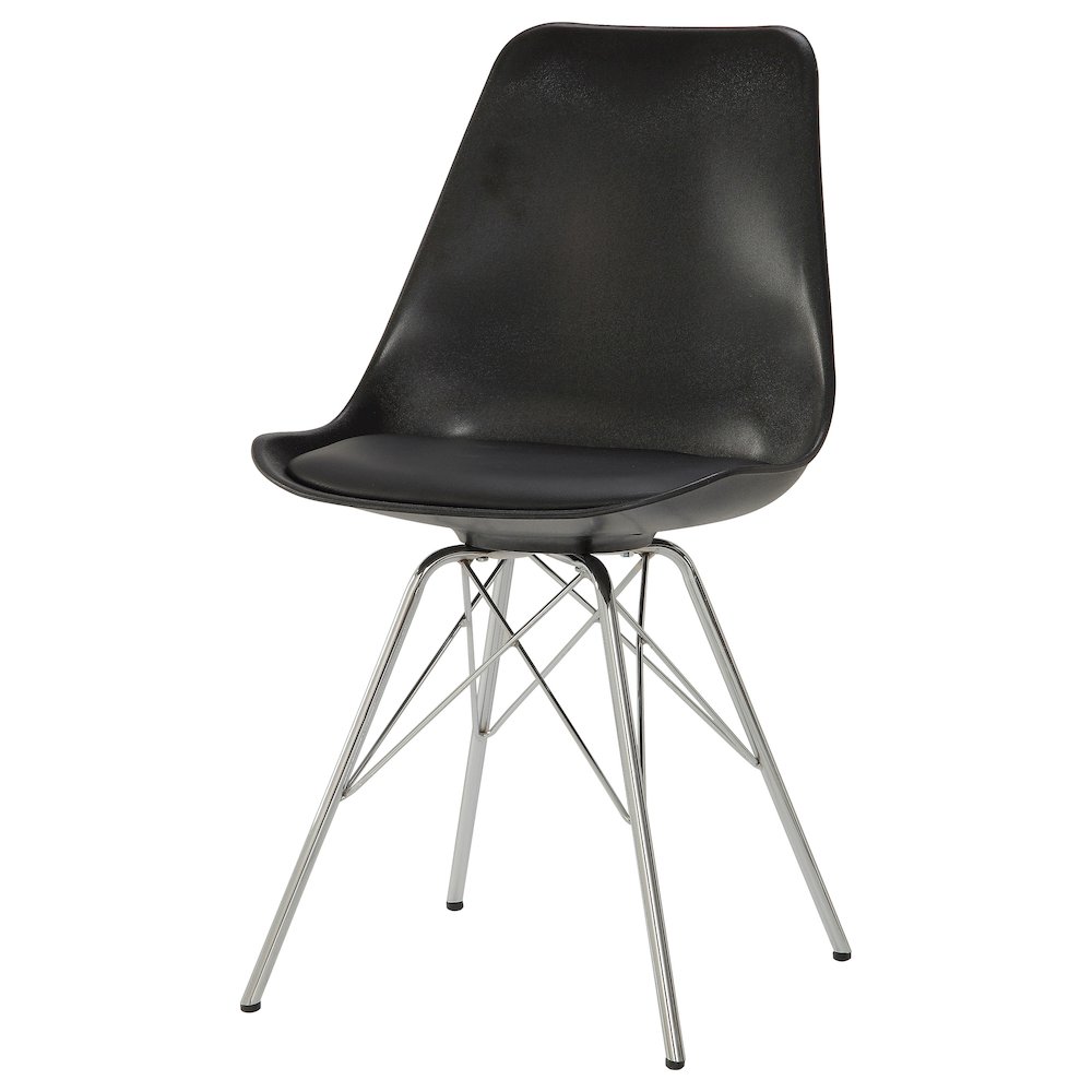 Contemporary Padded Dining Chairs (Set of 2). Picture 5