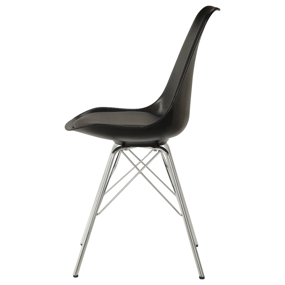 Contemporary Padded Dining Chairs (Set of 2). Picture 6