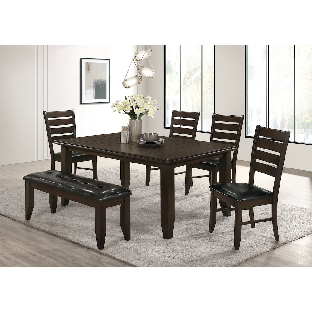 Casual Ladder Back Dining Chairs (Set of 2). Picture 14