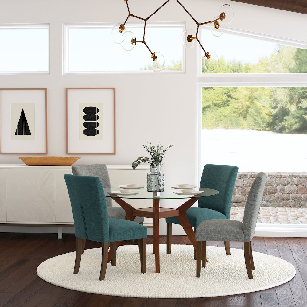 Conifer Grey Upholstered Dining Side Chair (Set of 2). Picture 13