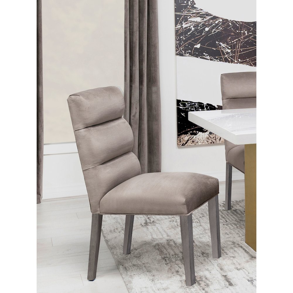 Upholstered Dining Side Chair (Set of 2). Picture 2