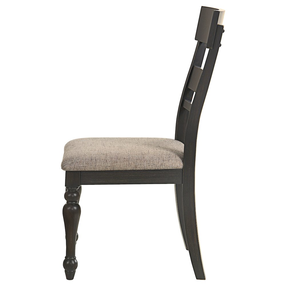 Charcoal Sandthrough Dining Side Chair (Set of 2). Picture 6
