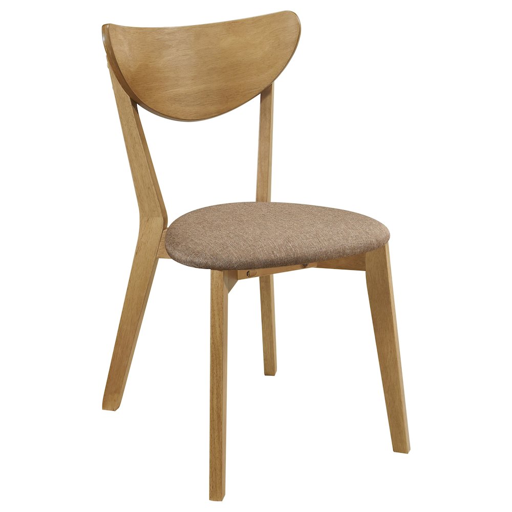 Light Walnut Dining Side Chair (Set of 2). Picture 3