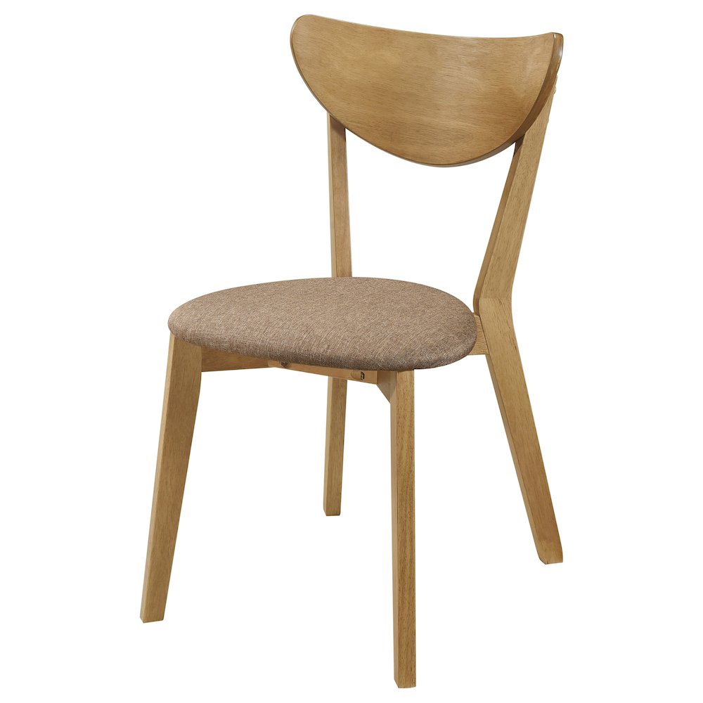 Light Walnut Dining Side Chair (Set of 2). Picture 5