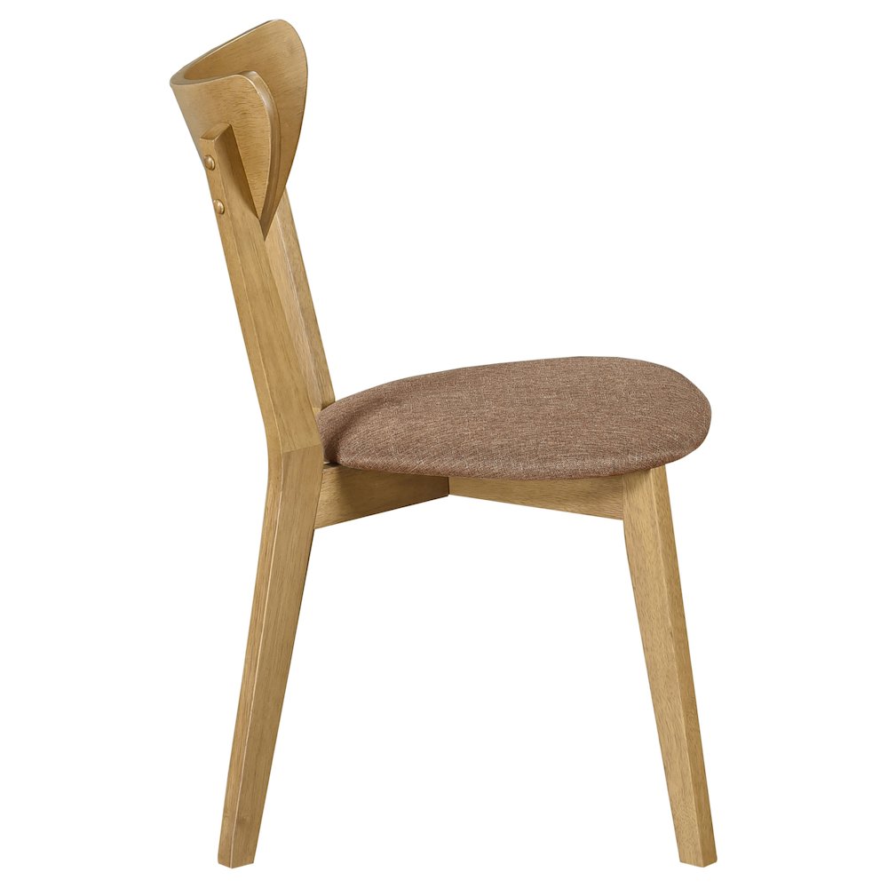Light Walnut Dining Side Chair (Set of 2). Picture 9