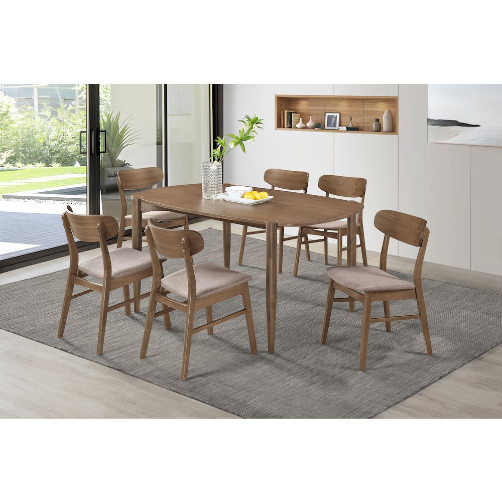 Walnut Dining Side Chair (Set of 2). Picture 14