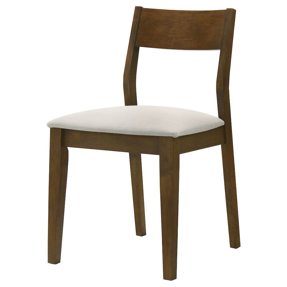 Warren Dark Brown Upholstered Dining Chair (Set of 2). Picture 4