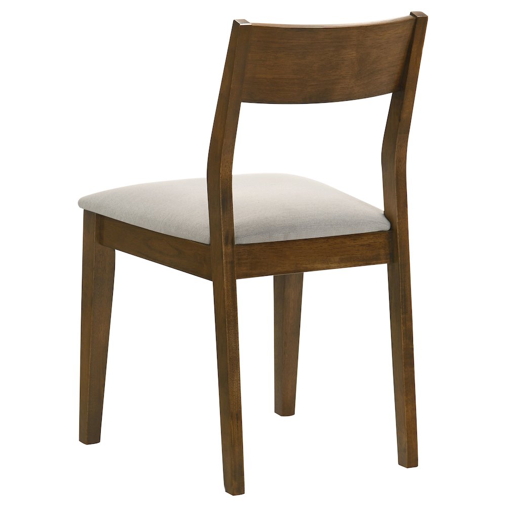 Warren Dark Brown Upholstered Dining Chair (Set of 2). Picture 6