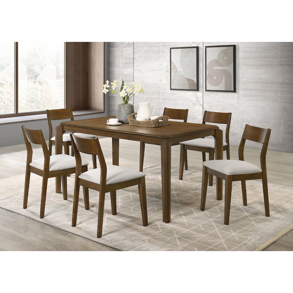 Warren Dark Brown Upholstered Dining Chair (Set of 2). Picture 13