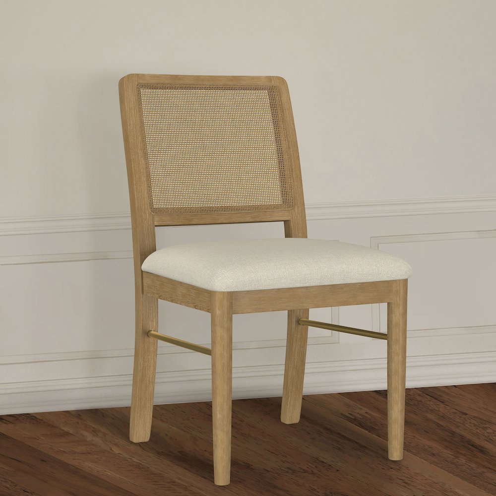 Benson Sand Wash Cane Dining Side Chair (Set of 2). Picture 14
