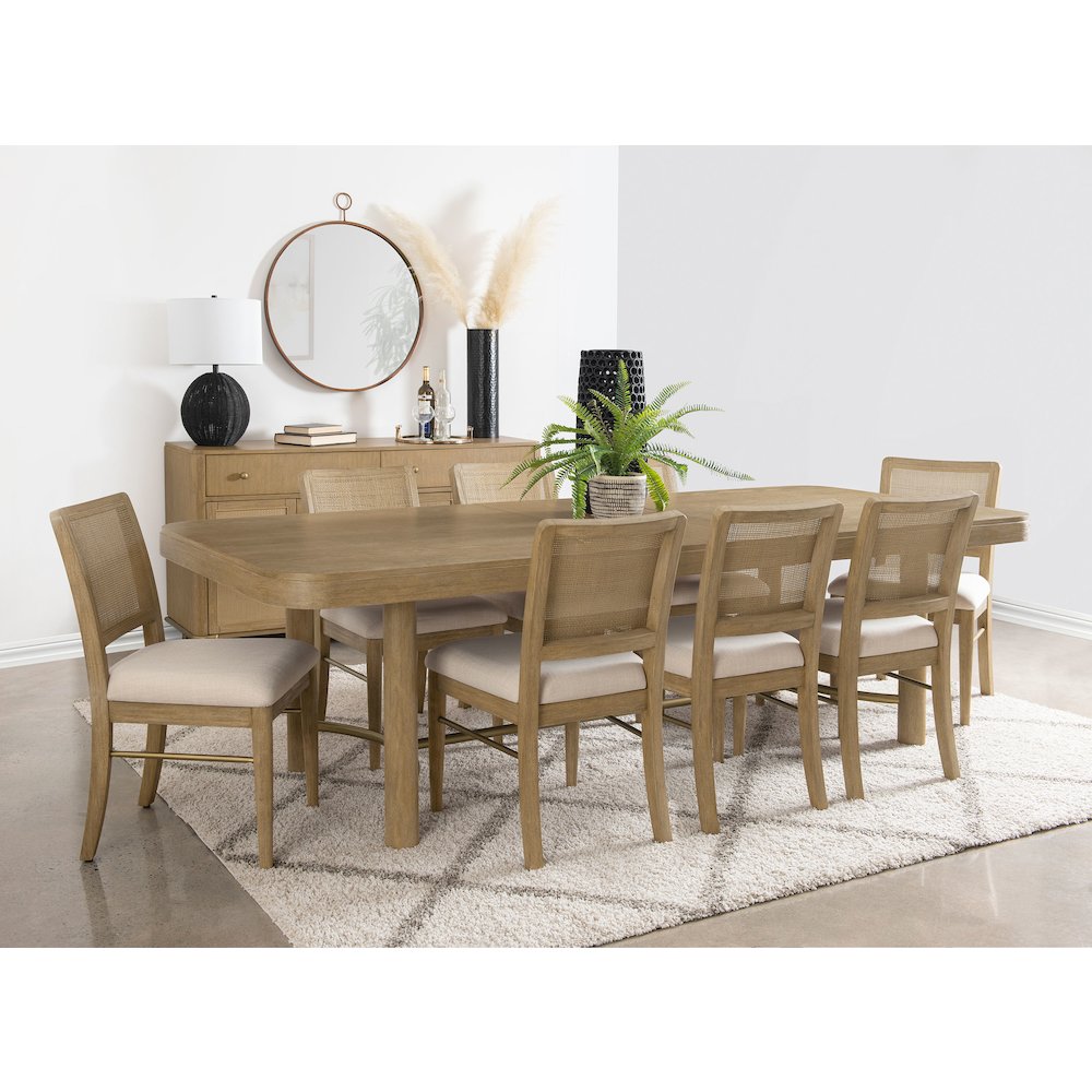 Benson Sand Wash Cane Dining Side Chair (Set of 2). Picture 13