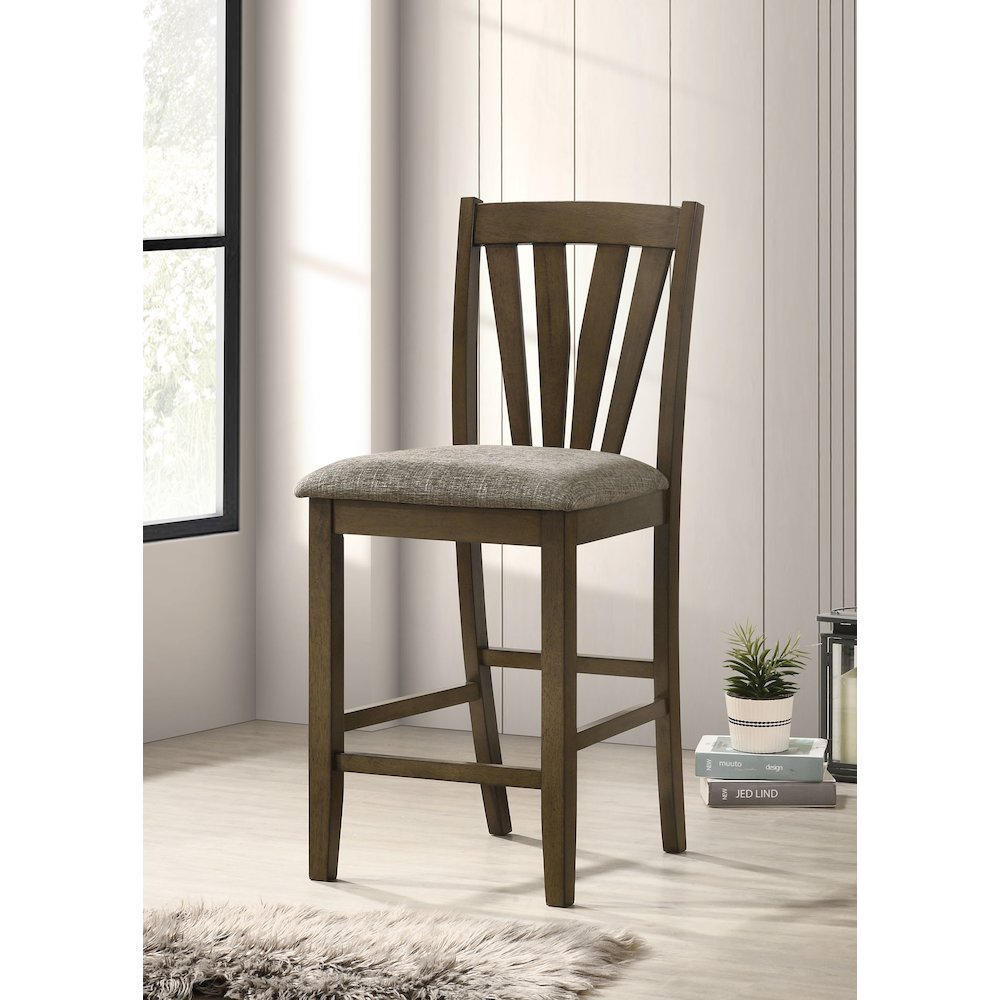 Maxine Brown Upholstered Counter Height Dining Side Chair (Set of 2). Picture 14