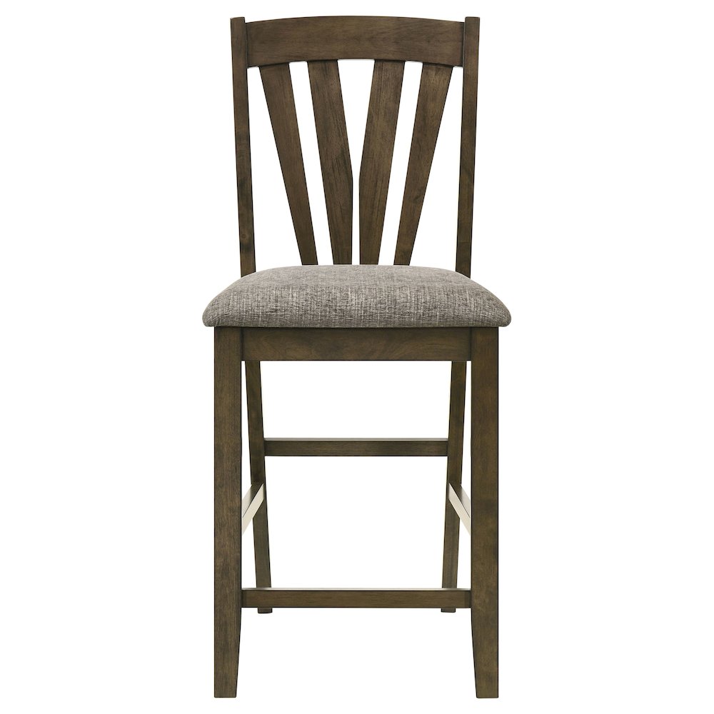 Maxine Brown Upholstered Counter Height Dining Side Chair (Set of 2). Picture 3