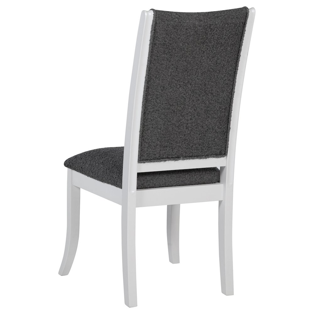 Tyler Pearl White Upholstered Dining Side Chair (Set of 2). Picture 6