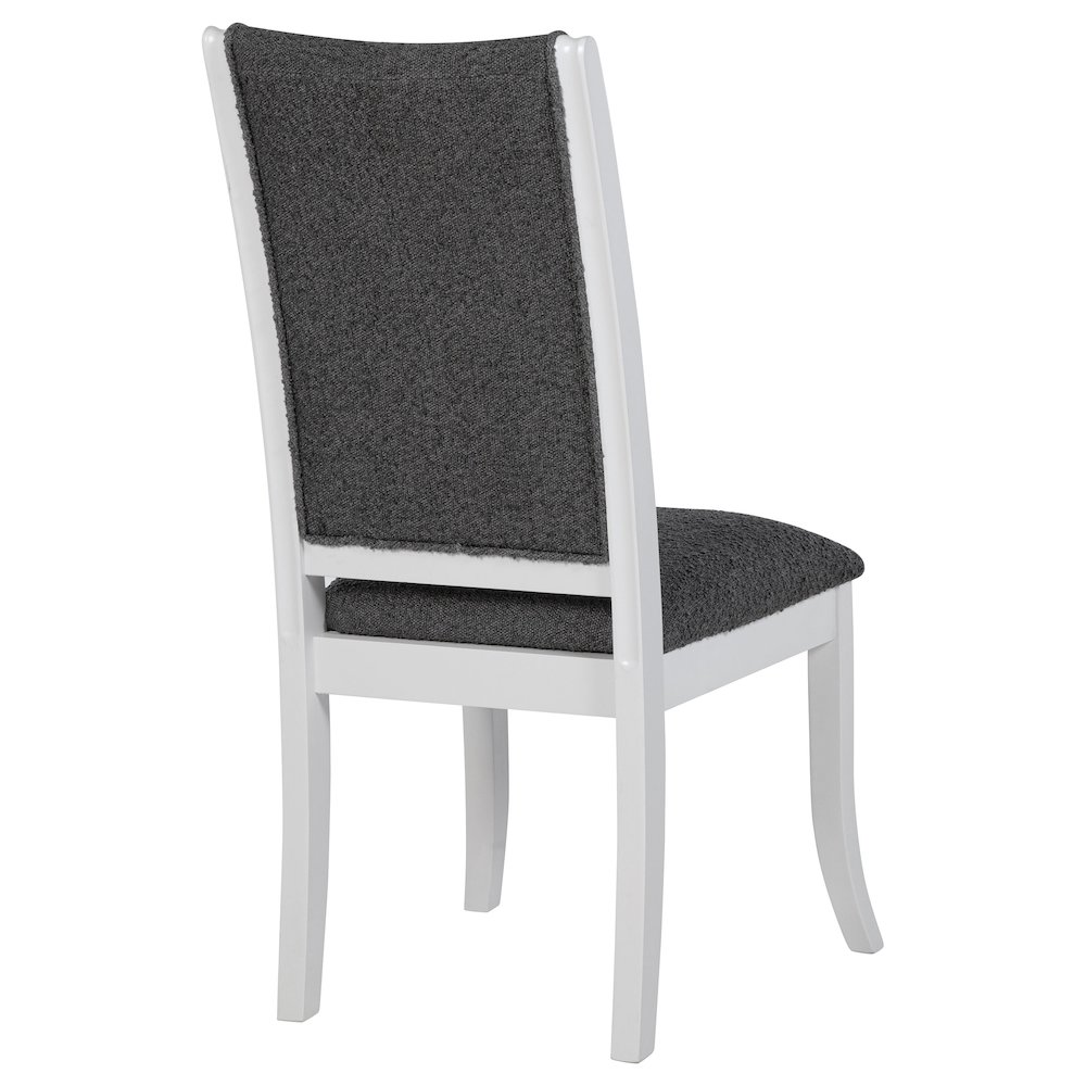 Tyler Pearl White Upholstered Dining Side Chair (Set of 2). Picture 8
