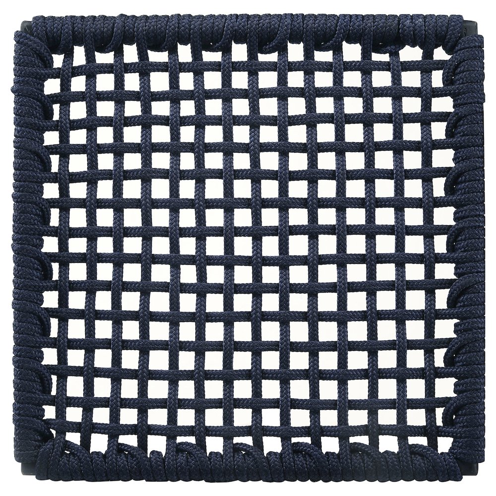 Dark Navy Woven Back Side Chairs (Set of 2). Picture 10