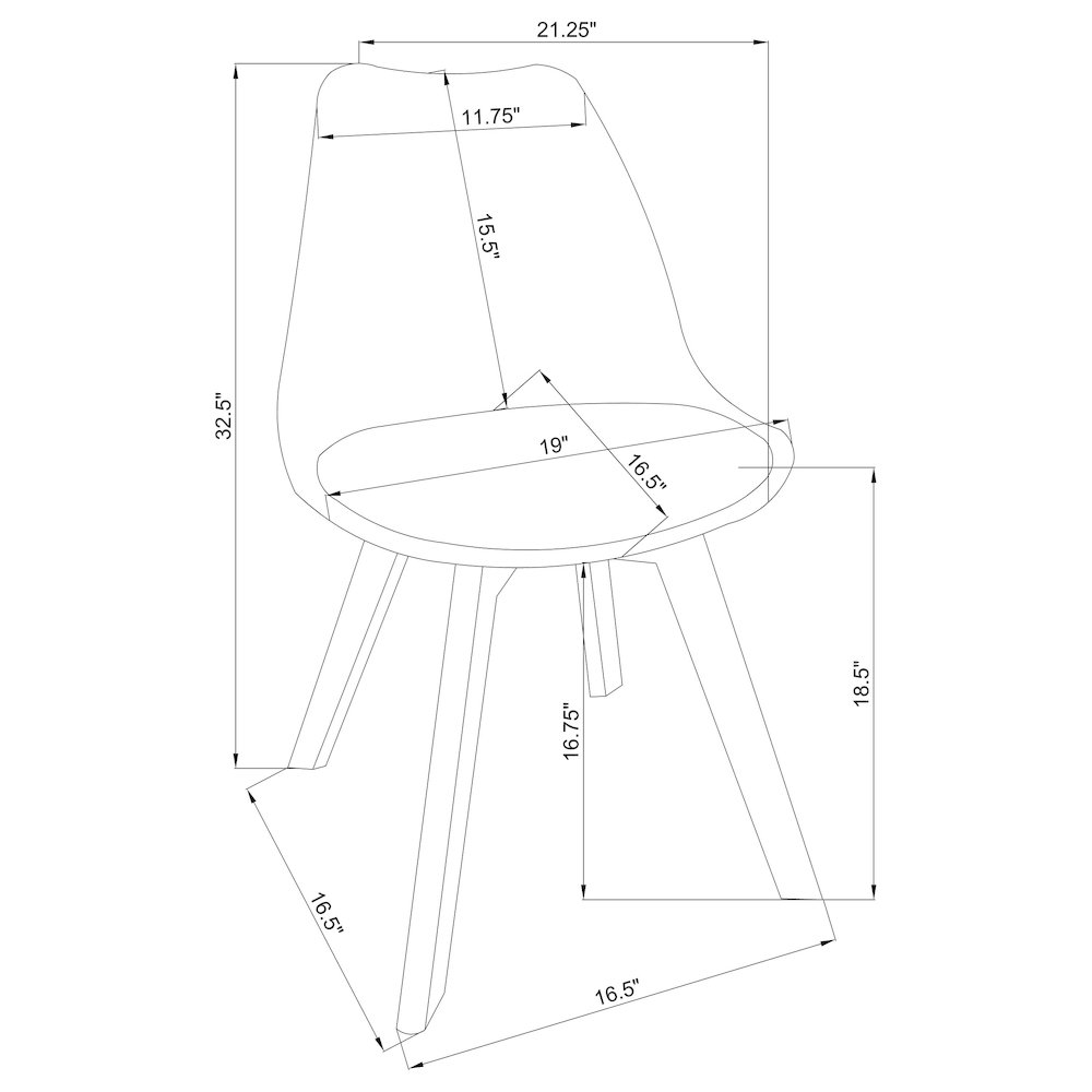 Padded Side Chairs (Set of 2). Picture 12