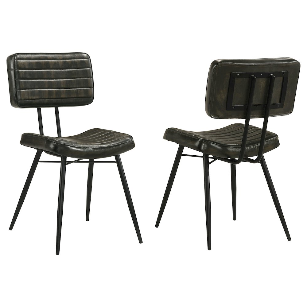 Tufted Padded Cushion Side Chairs (Set of 2). Picture 1