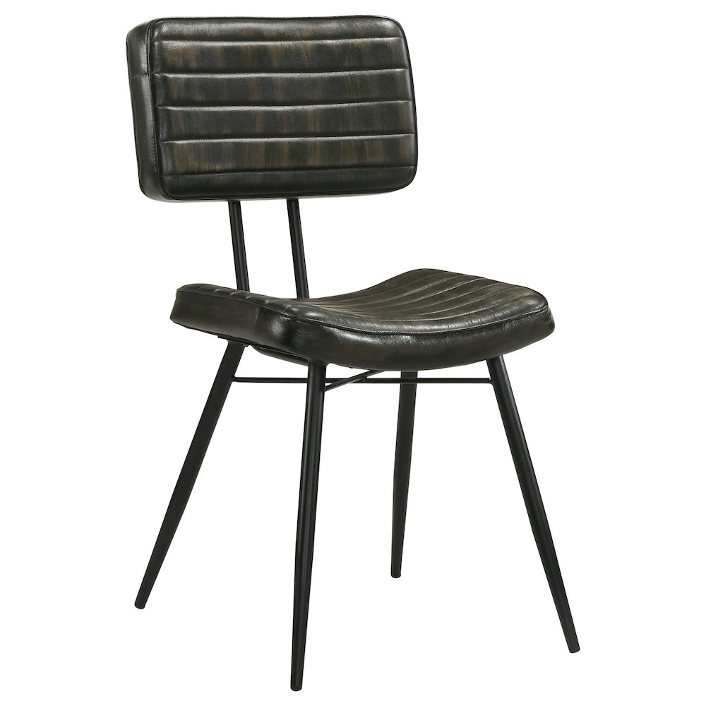 Tufted Padded Cushion Side Chairs (Set of 2). Picture 3