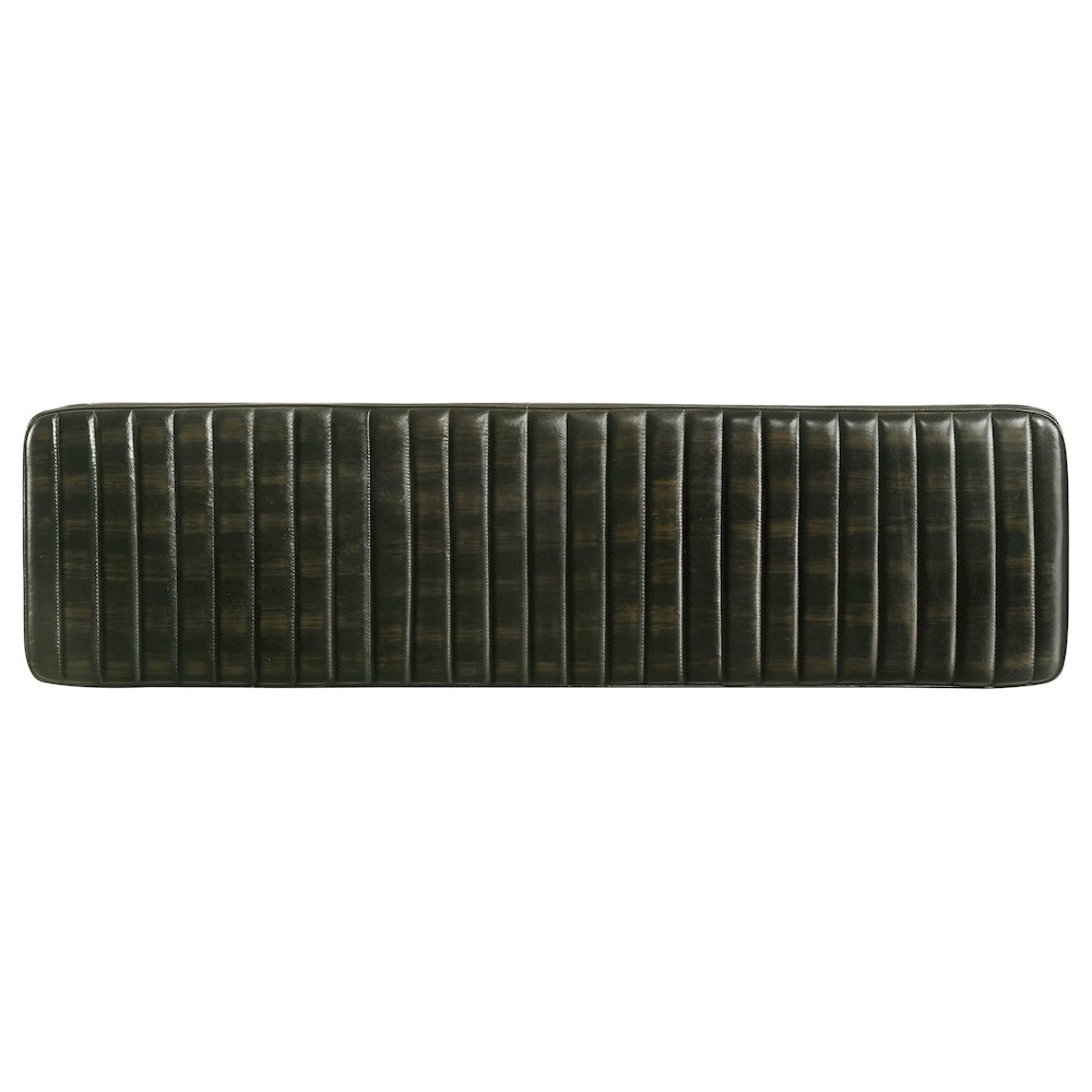 Upholstered Tufted Cushion Side Bench. Picture 4