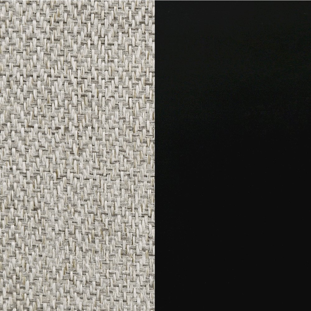 Beige and Black Upholstered Side Chairs (Set of 2). Picture 12