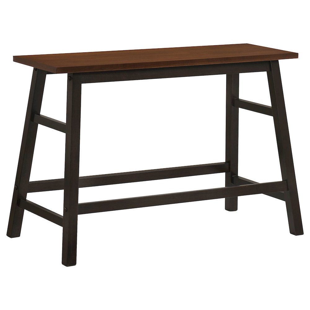 Chestnut and Dark Brown 4-piece Counter Height Dining Set. Picture 6
