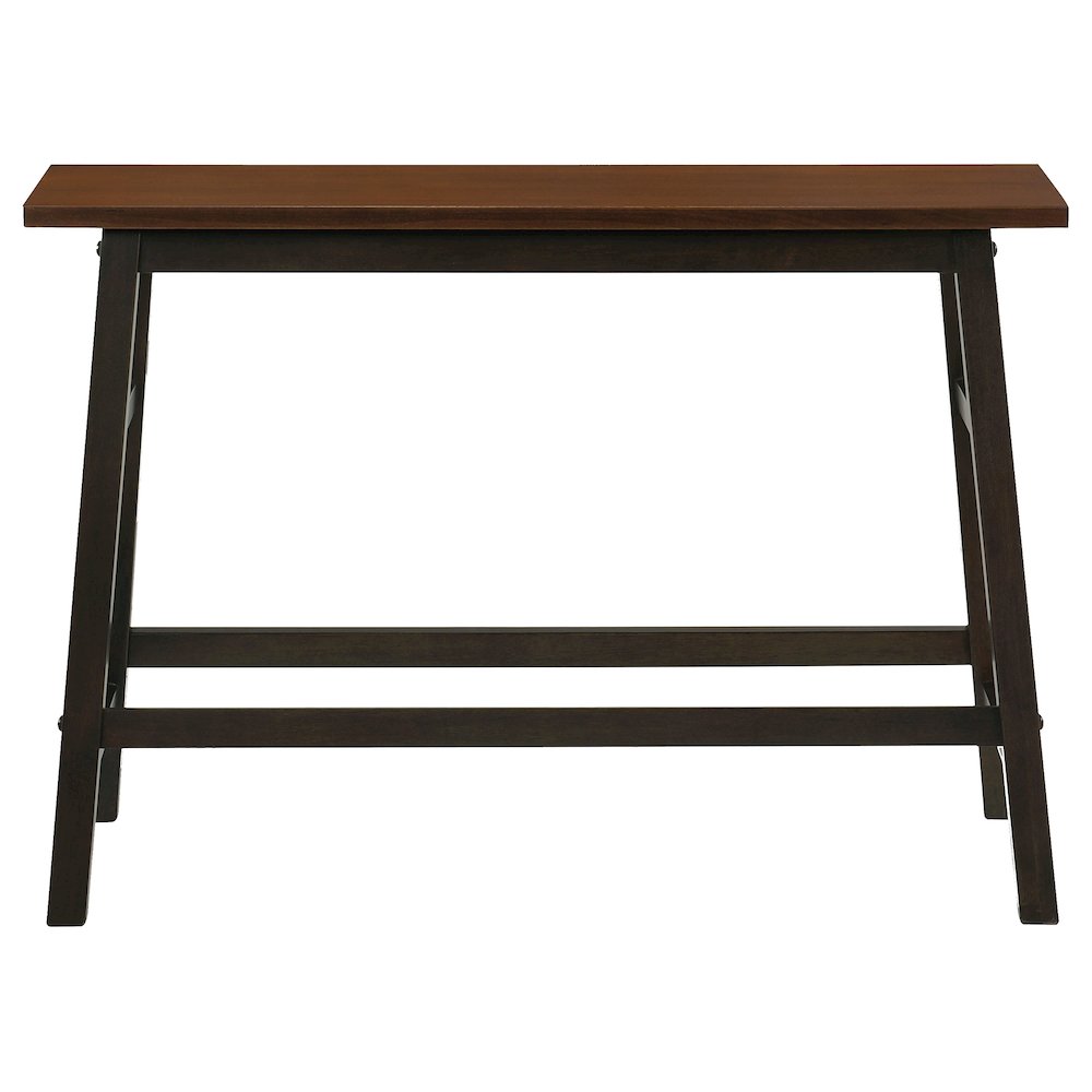 Chestnut and Dark Brown 4-piece Counter Height Dining Set. Picture 7