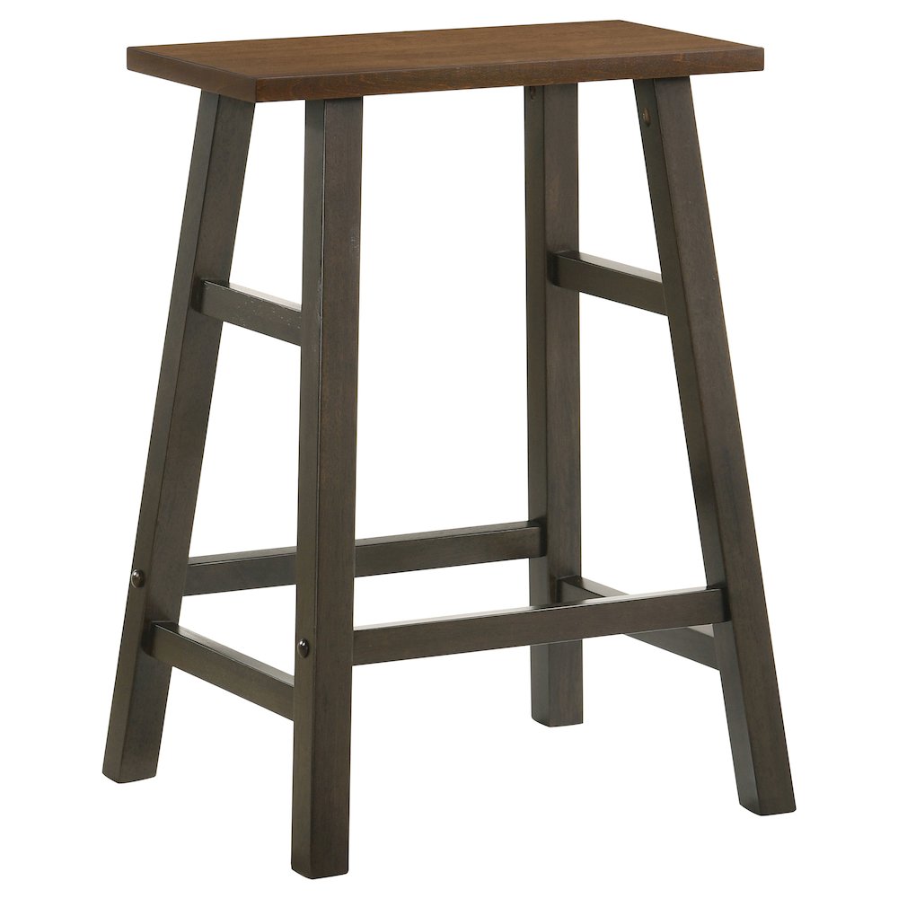Chestnut and Dark Brown 4-piece Counter Height Dining Set. Picture 9