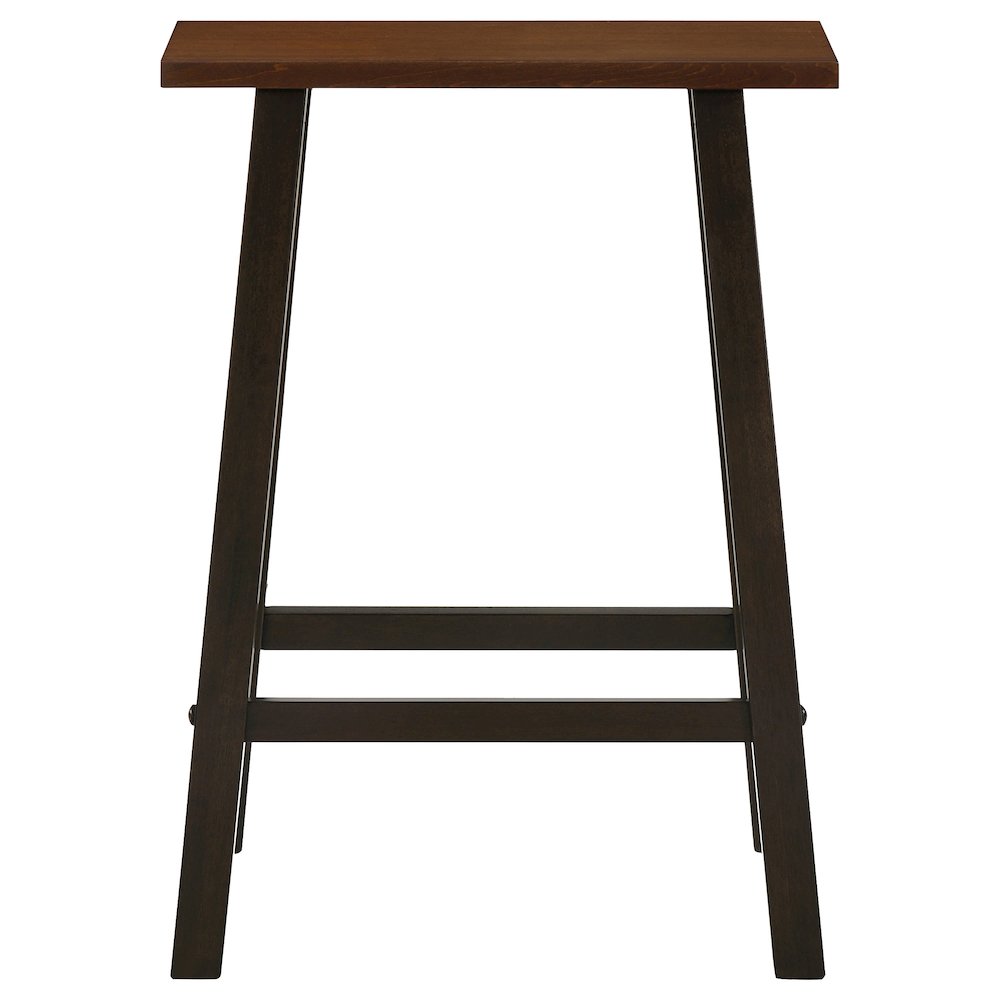 Chestnut and Dark Brown 4-piece Counter Height Dining Set. Picture 10