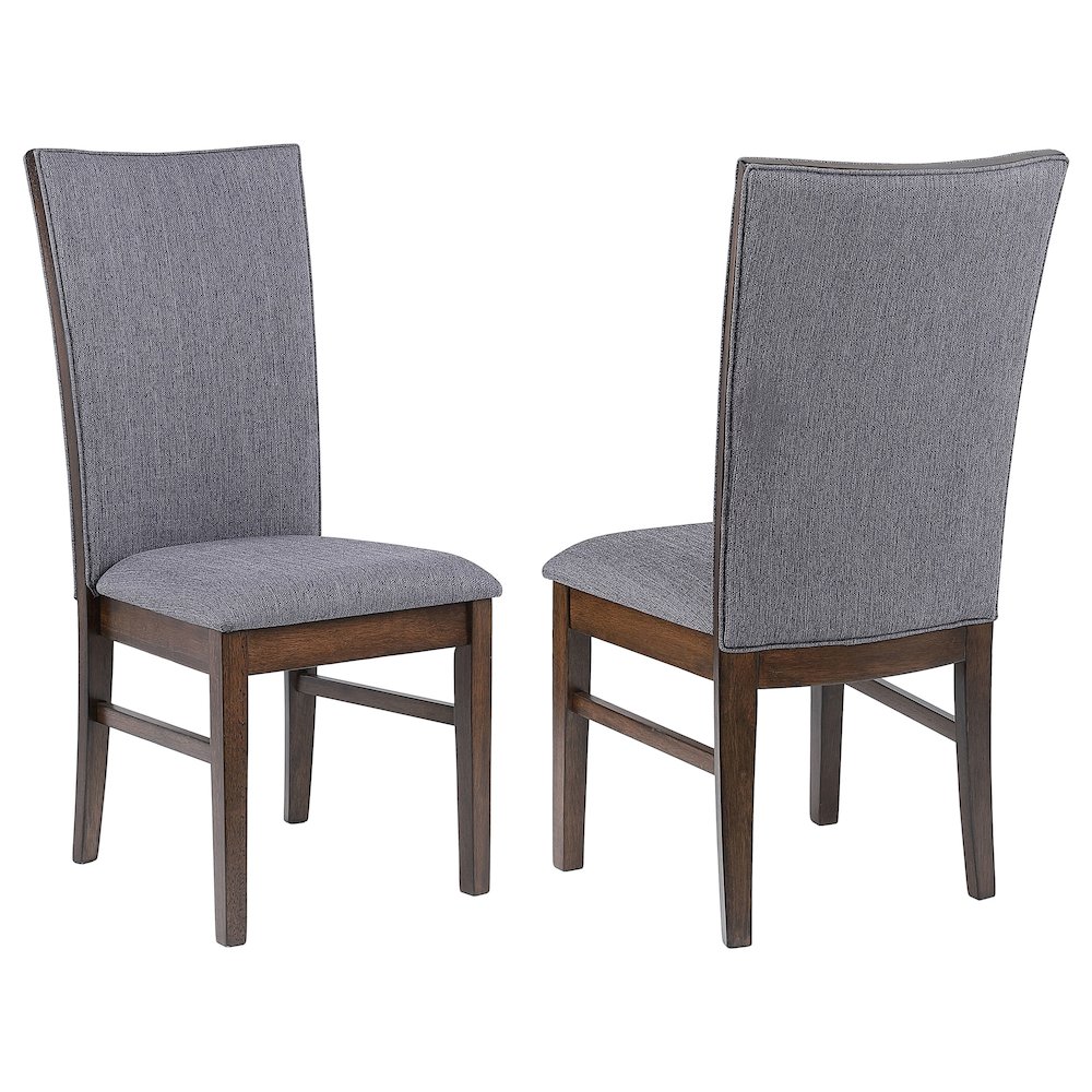 Wawona Grey Upholstered Dining Side Chair Grey (Set of 2). Picture 1