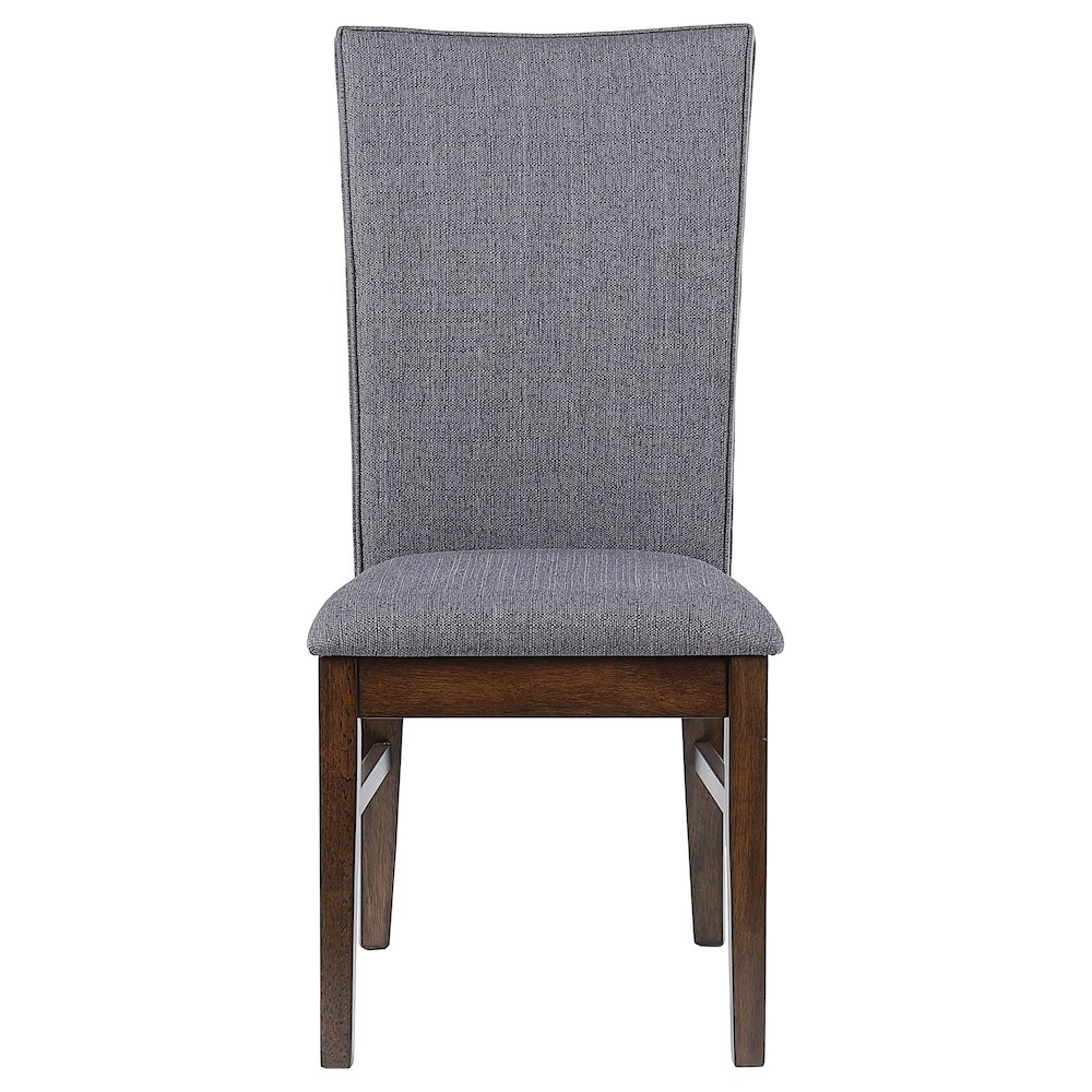 Wawona Grey Upholstered Dining Side Chair Grey (Set of 2). Picture 3