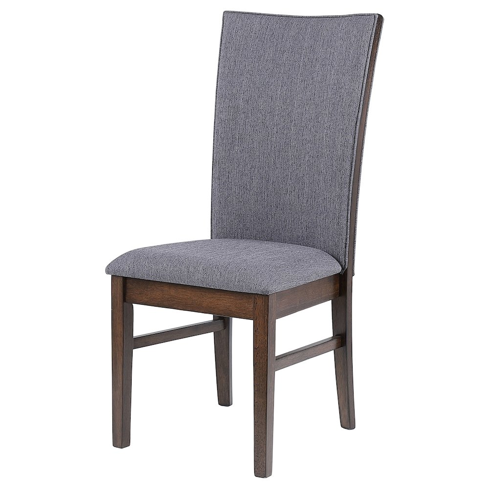 Wawona Grey Upholstered Dining Side Chair Grey (Set of 2). Picture 4