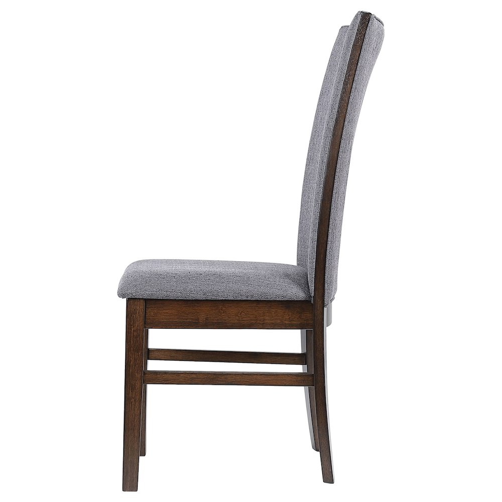 Wawona Grey Upholstered Dining Side Chair Grey (Set of 2). Picture 5