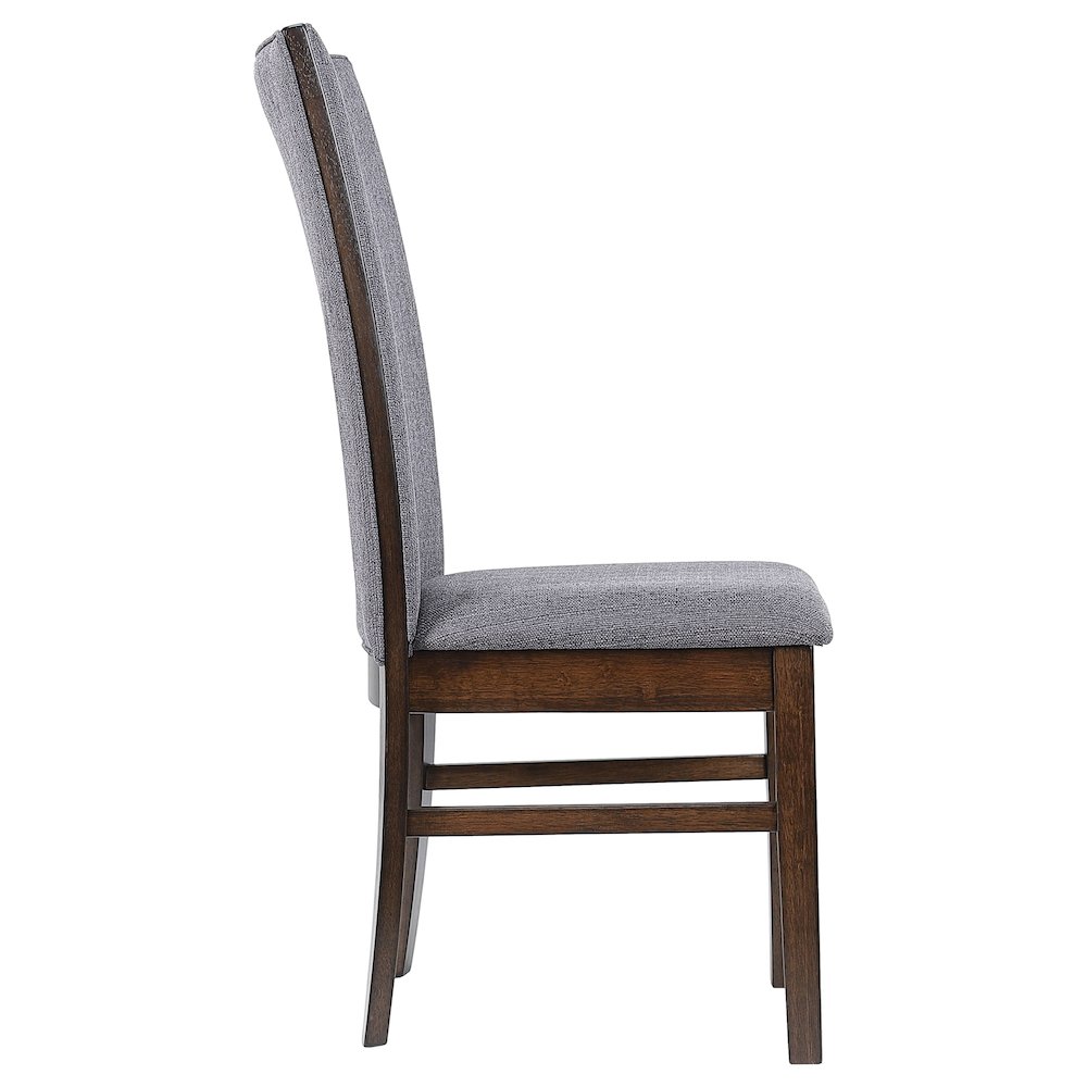 Wawona Grey Upholstered Dining Side Chair Grey (Set of 2). Picture 8