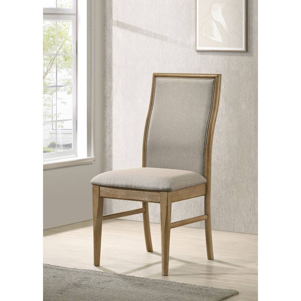 Dreydon Barley Upholstered Dining Side Chair (Set of 2). Picture 15