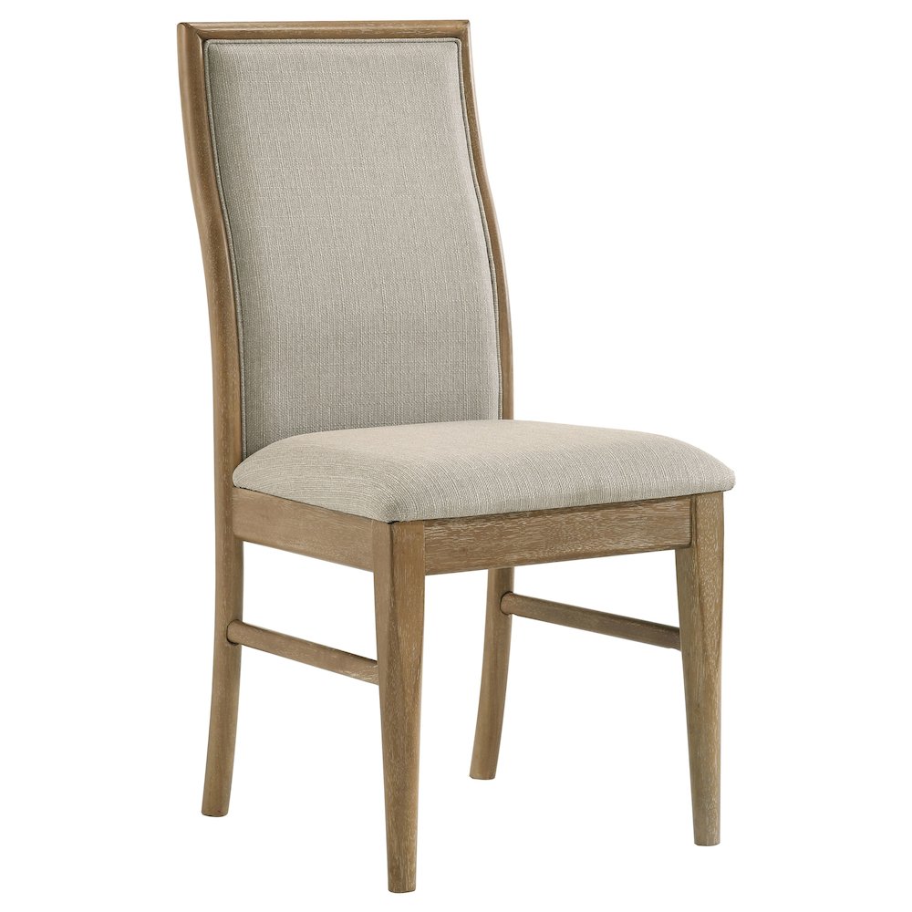 Dreydon Barley Upholstered Dining Side Chair (Set of 2). Picture 2