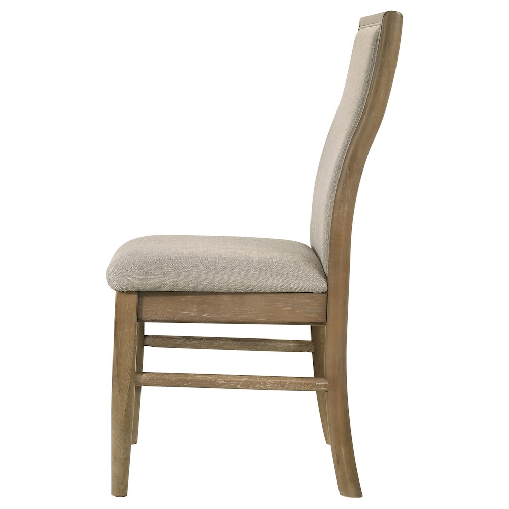 Dreydon Barley Upholstered Dining Side Chair (Set of 2). Picture 5