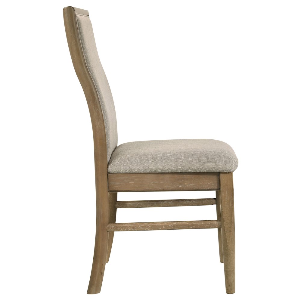 Dreydon Barley Upholstered Dining Side Chair (Set of 2). Picture 8