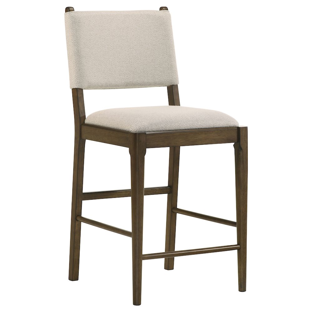 Crispin Brown Upholstered Counter Side Chair (Set of 2). Picture 2