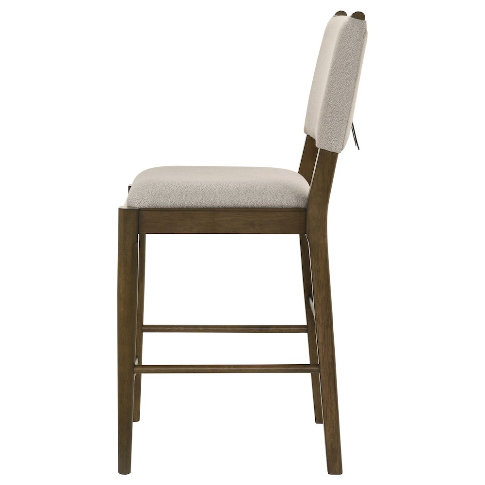 Crispin Brown Upholstered Counter Side Chair (Set of 2). Picture 5